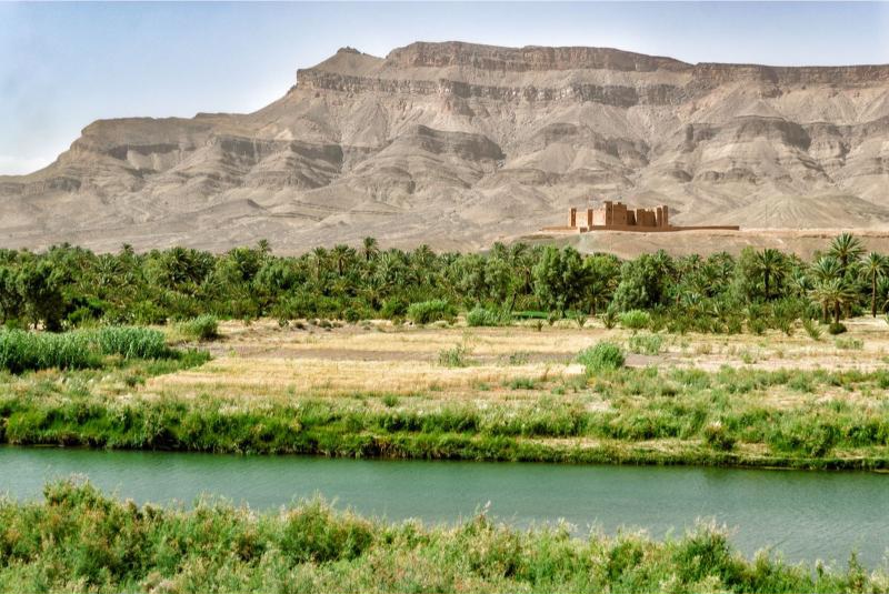 draa valley and oasis